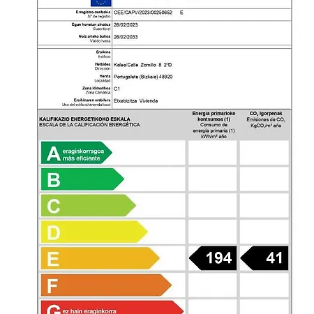 Zubia - Metro Bilbao - Parking Gratis - Ebi01527 Portugalete